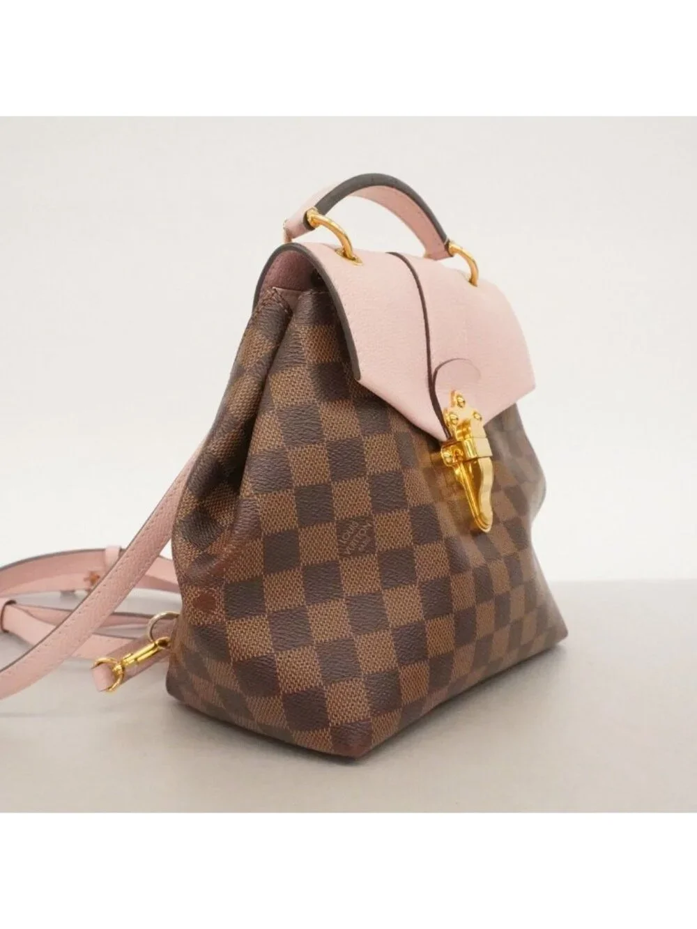 Louis Vuitton Backpack Damier Clapton Ebene Magnolia